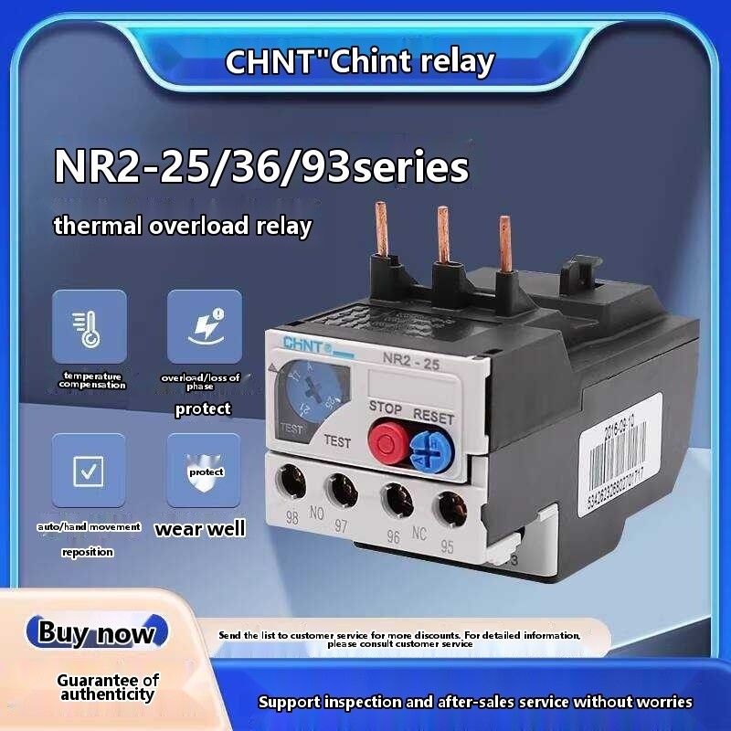 Chint Relay Nr2-25/Z Thermal Overload Protection 220V Temperature ...