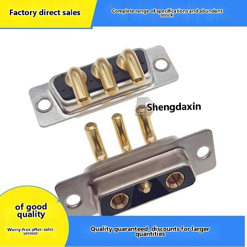 Mixed Pack 3V3 Male Female D-SUB Connector 3-Pin Angled Pin Solder ...