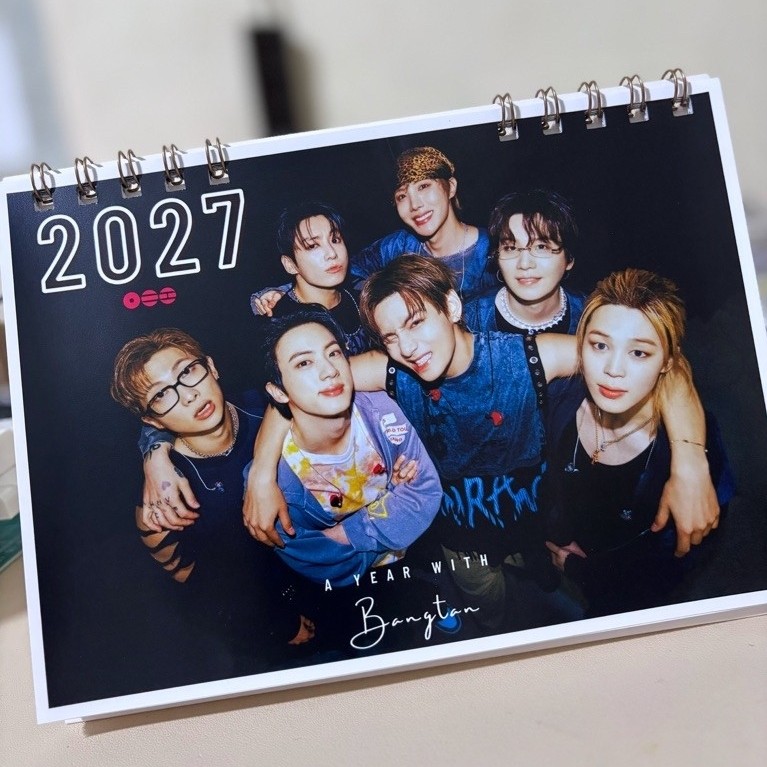 BANGTAN 2027 DESK CALENDAR A5 SIZE | Shopee Philippines