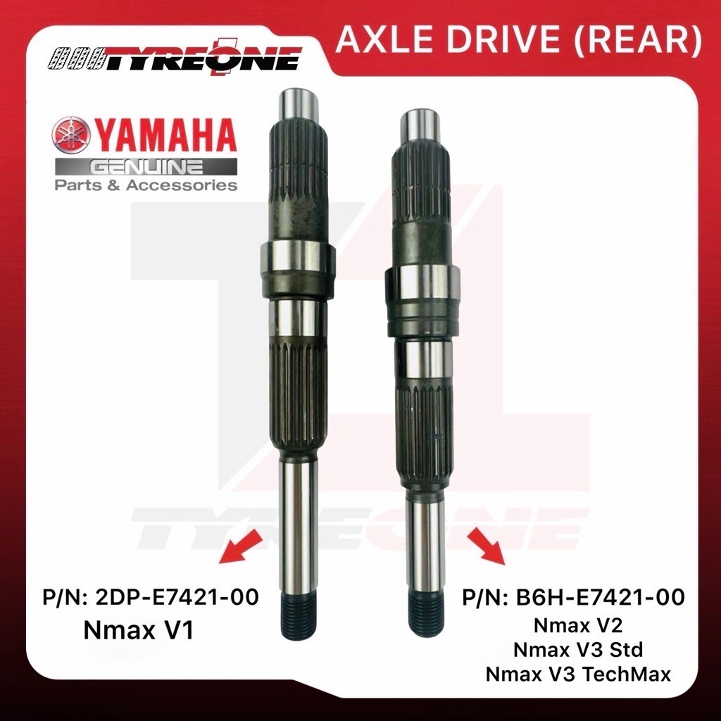 Yamaha Axle Drive for NMAX V1 V2 V3 2DP-E7421-21 / B6H-E7421-00 ...