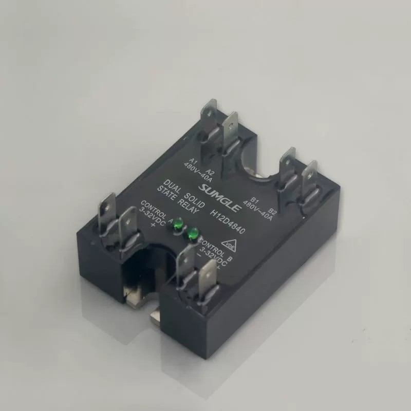 SUMGLE Dual-channel Two-phase Solid State Relay Module D4840-2H Input ...