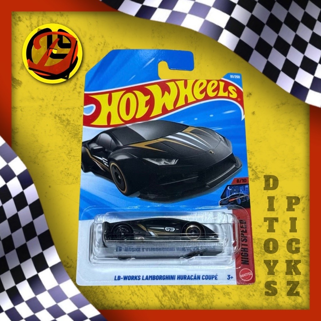 Hotwheels Liberty Walk Lamborghini Huracan Coupe (Matte Black) | Shopee ...