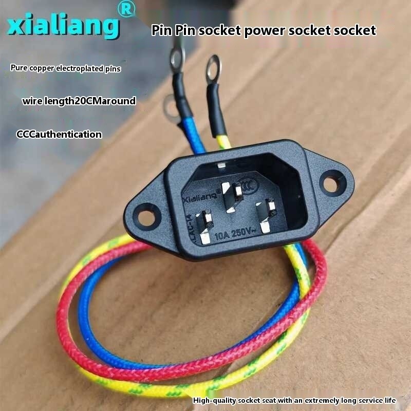 Electric AC Socket Power Supply Three-Prong for Frying Pan Pressure ...