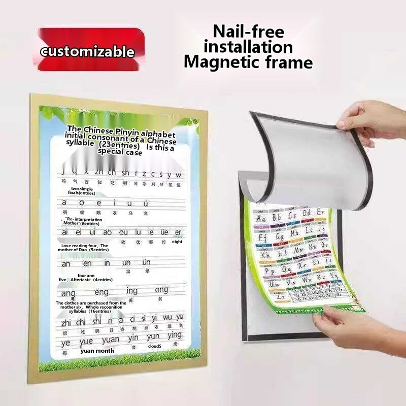 Primary School Chinese Frame Initials Finals Phonics Alphabet Pinyin ...