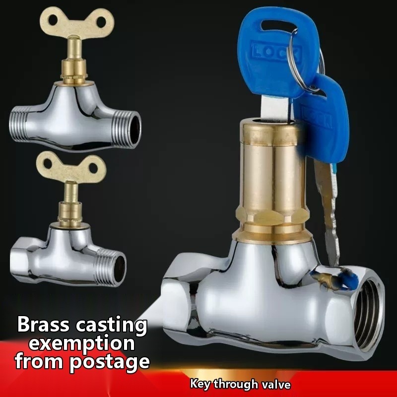 Straight-through valve, 4-point anti-theft exposed valve, angle valve ...