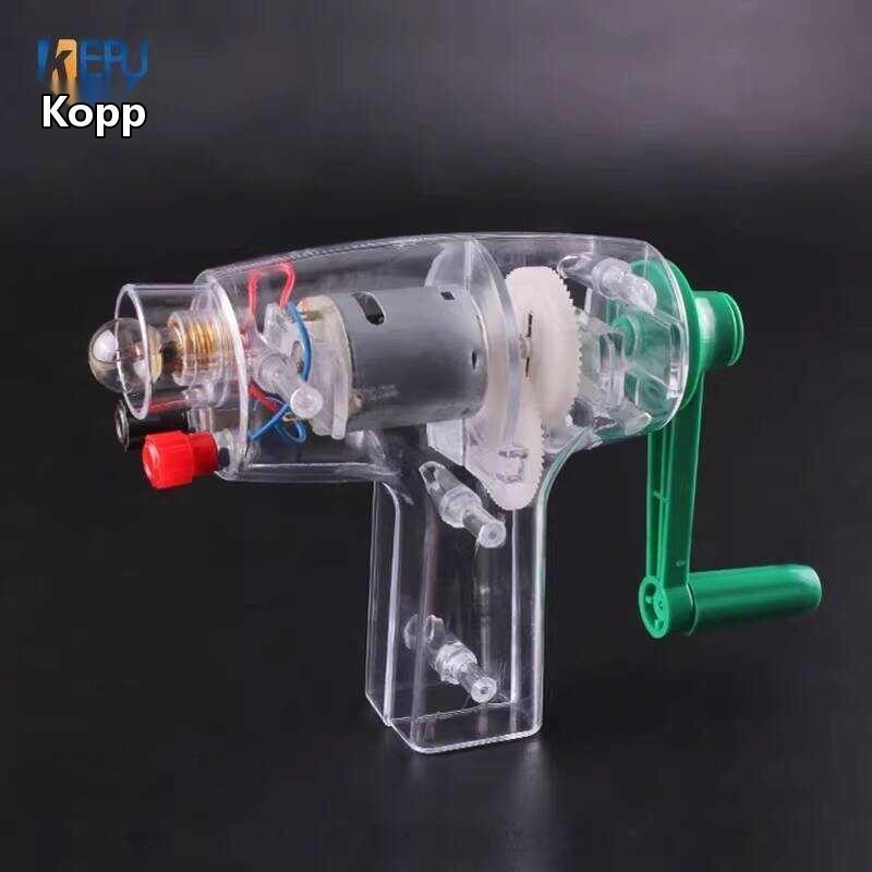 Transparent Hand-Cranked Generator Model for Middle Students, DIY ...