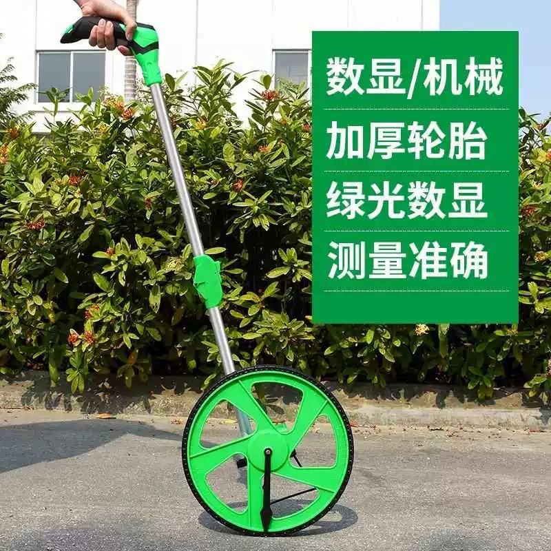 Measuring counter, roller length marking, wheeled road surface marking ...