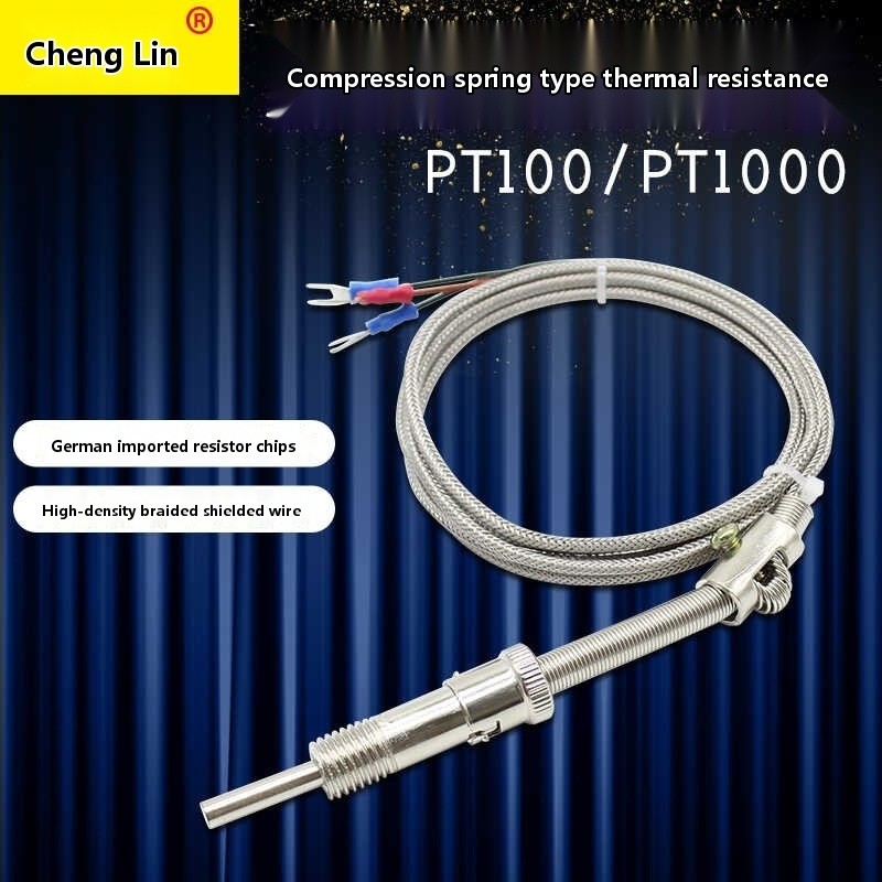 High sensitivity pressure spring thermocouple platinum resistance PT100 ...