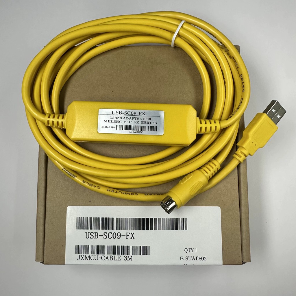 Mitsubishi PLC programming cable serial port SC09 SC11 QC30R2 USB-SC09 ...