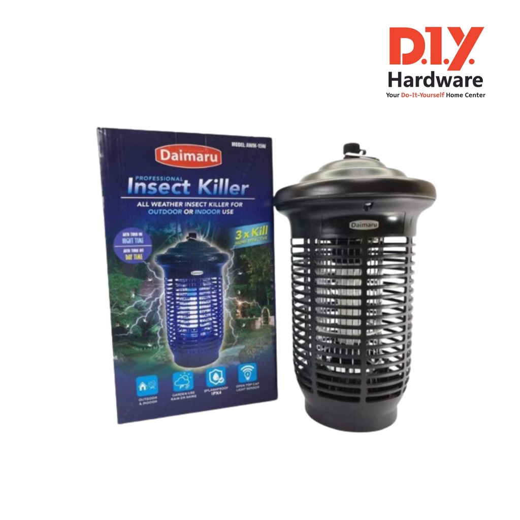 Daimaru Outdoor/Indoor Sensor Insect Killer Black AWIK15W | Shopee ...