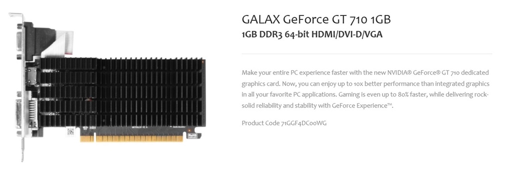 Galax on sale gt 710