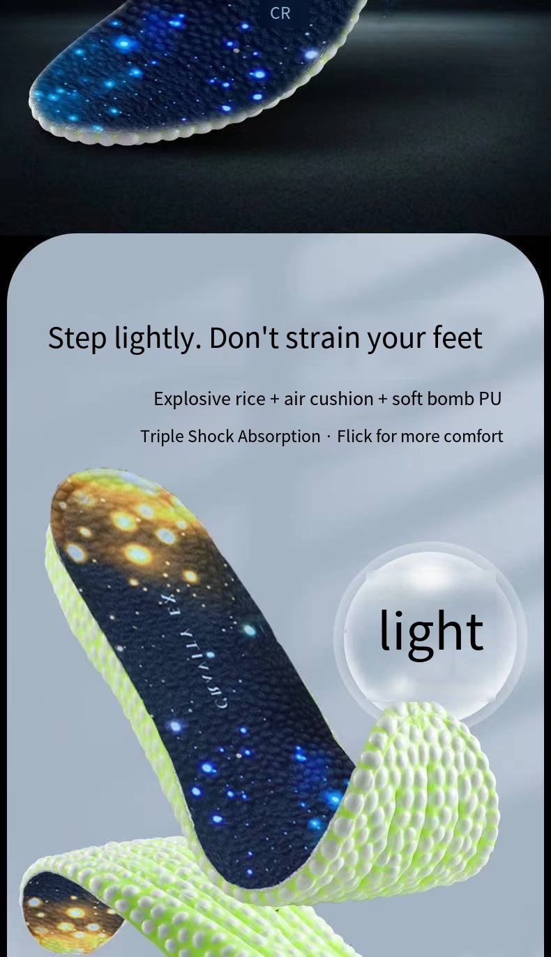 GRAVITY EX popcorn insole sports air cushion shock absorption increase ...