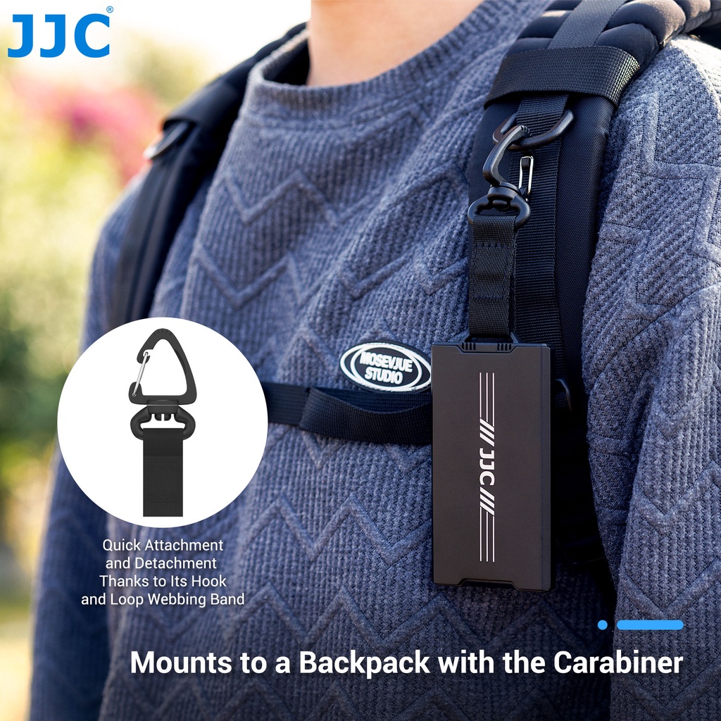 Étui JJC SW-MCR1 Pour Cartes Mémoire – Stocke 4 SD + 12 Micro SD + 2 Nano SIM - 13