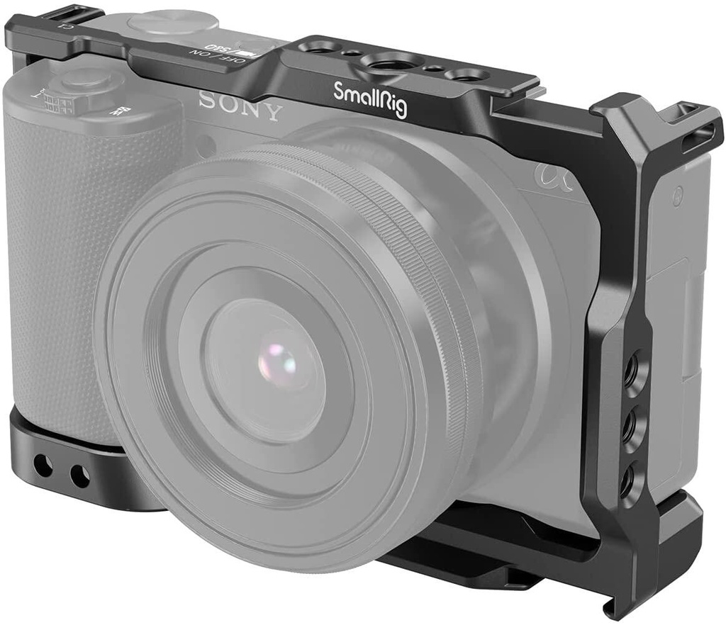 SmallRig Sony ZVE10 Camera Cage with Silicone Cage handle Built-in Arca ...