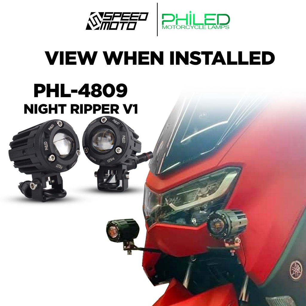 PHILED NIGHT RIPPER V1 PHL-4809 30W MINI DRIVING LIGHT WITH BALLAST FOR ...