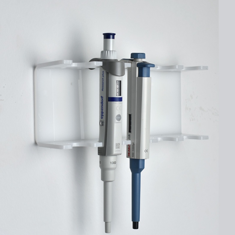 Wall-mounted Pipette Rack 6-place Acrylic Pipette Holder 5-hole Clear ...
