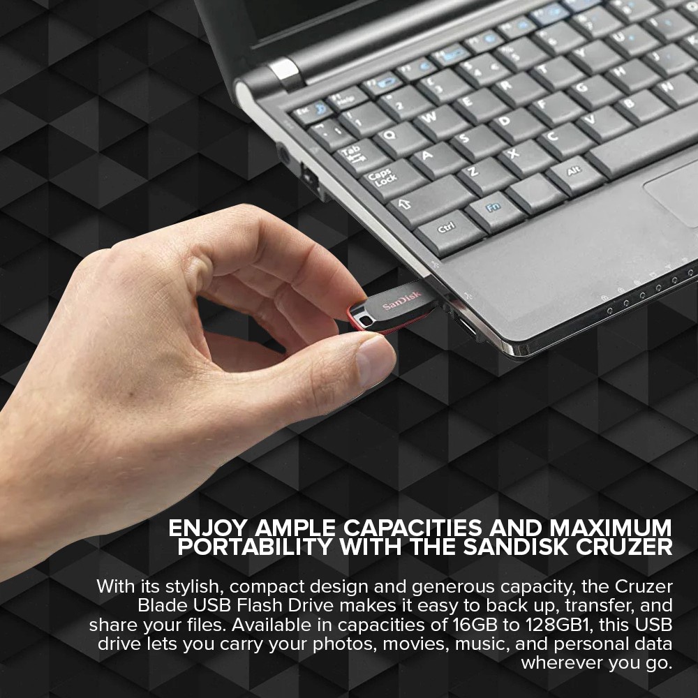 EasyPC | Sandisk Cruzer Blade SDCZ50-128G-B35 12gb USB Flashdrive ...