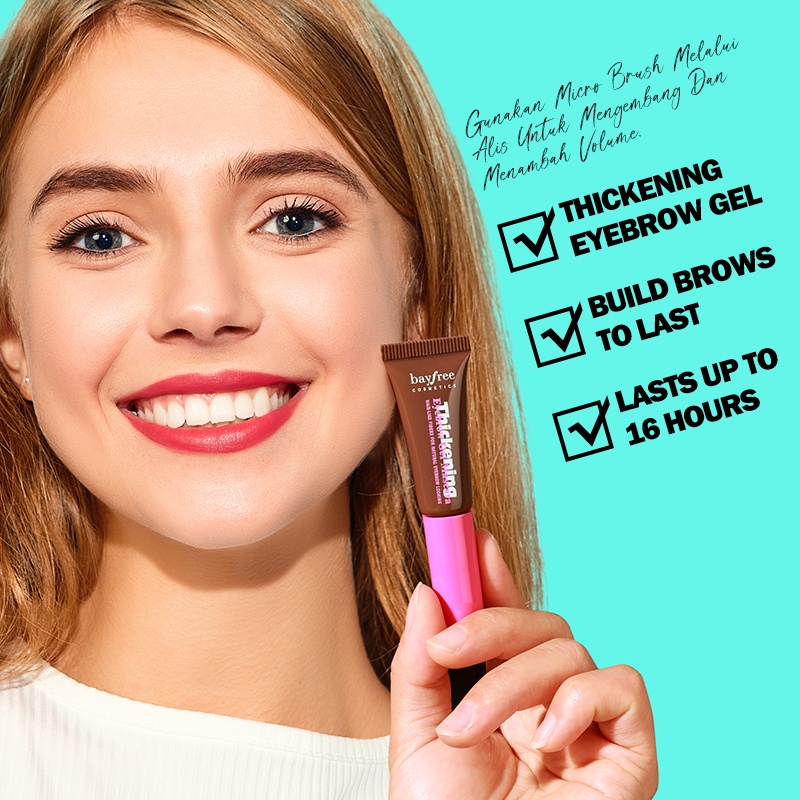 Bayfree Thickening Eyebrow Gel Tinted Dye Waterproof And Longlasting