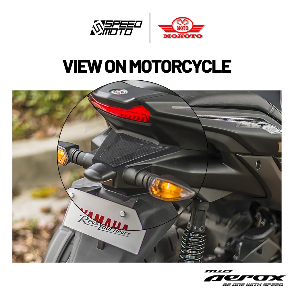 MOKOTO YAMAHA AEROX V2 LOWER TAIL COVER GARNISH REAR LOWER COVER FOR ...