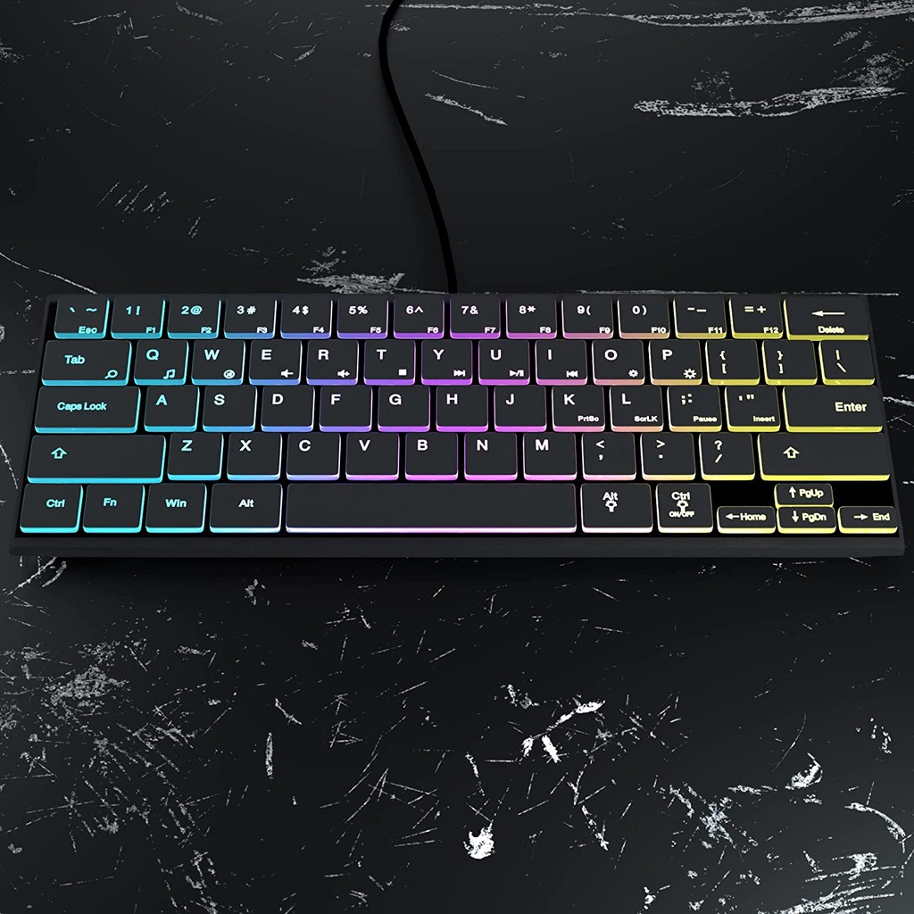 Zeus x Inphic 920 RGB Gaming Keyboard 64 Keys Keypad / Keyboard Multi ...