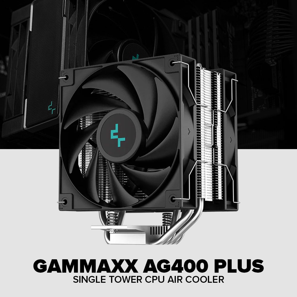 Deepcool GAMMAXX AG400 Single-Tower 120mm CPU R-AG400-BKNNMN-G-1