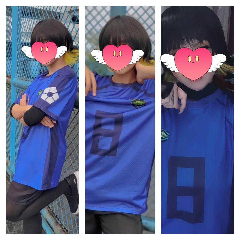 Anime azul bloqueio no.11 camisa de futebol isagi yoichi cosplay traje  peruca chigiri hyouma equipe esportiva z no.4 bachira meguru men -  AliExpress