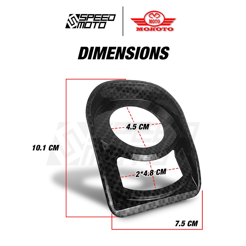 MOKOTO NMAX 2020/2021 KEYLESS IGNITION COVER T-5539 GLOSSY-CARBON ...