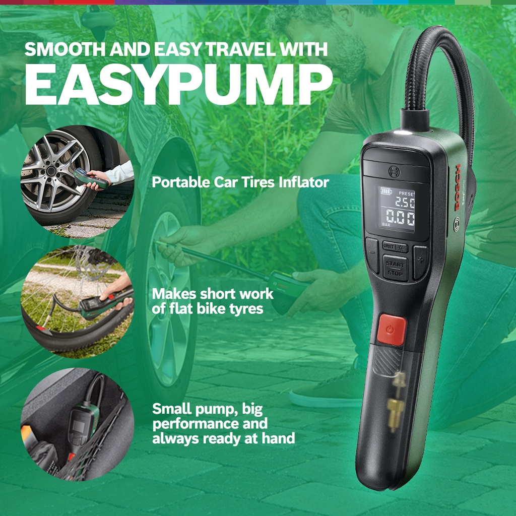 Bosch EasyPump Cordless Pneumatic Pump Home Improvement Shopee