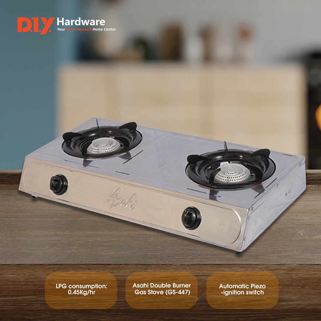 Asahi Double Burner Gas Stove (GS-447)