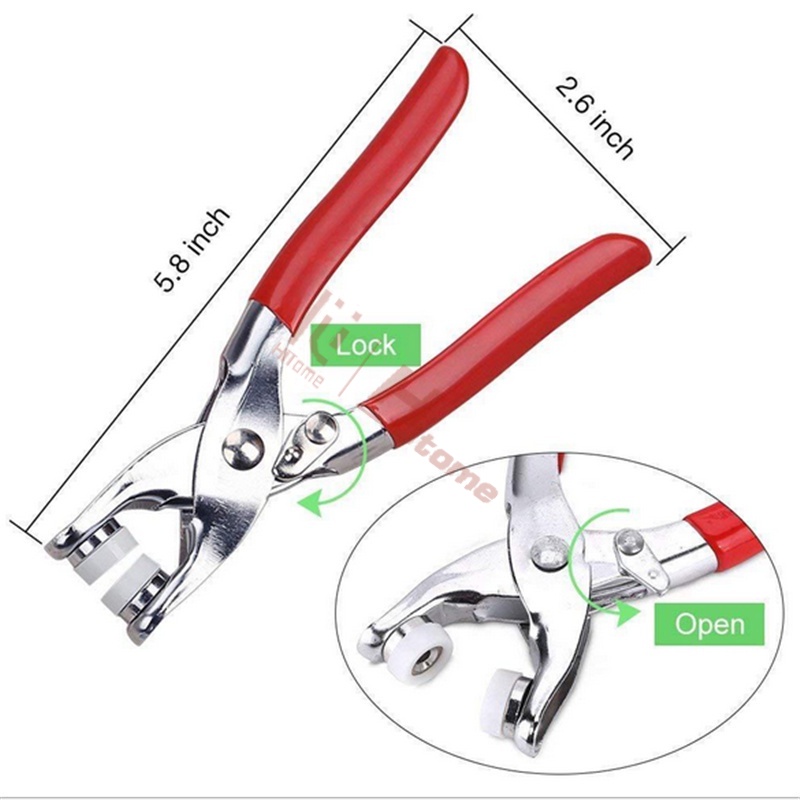 Button pliers set four-in-one snap pliers button fixing tool button ...