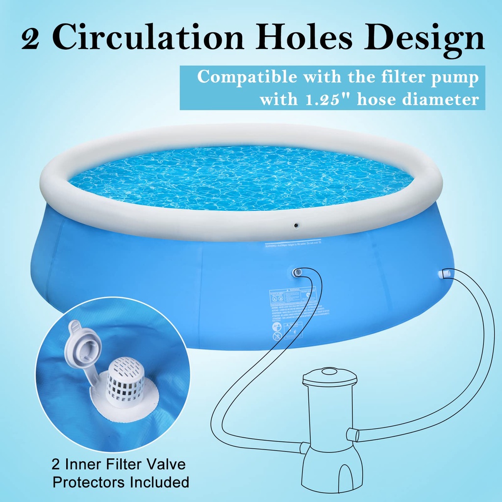 Electric Air Pump Bestway Swimming Pool Adult Kids Family Size ...