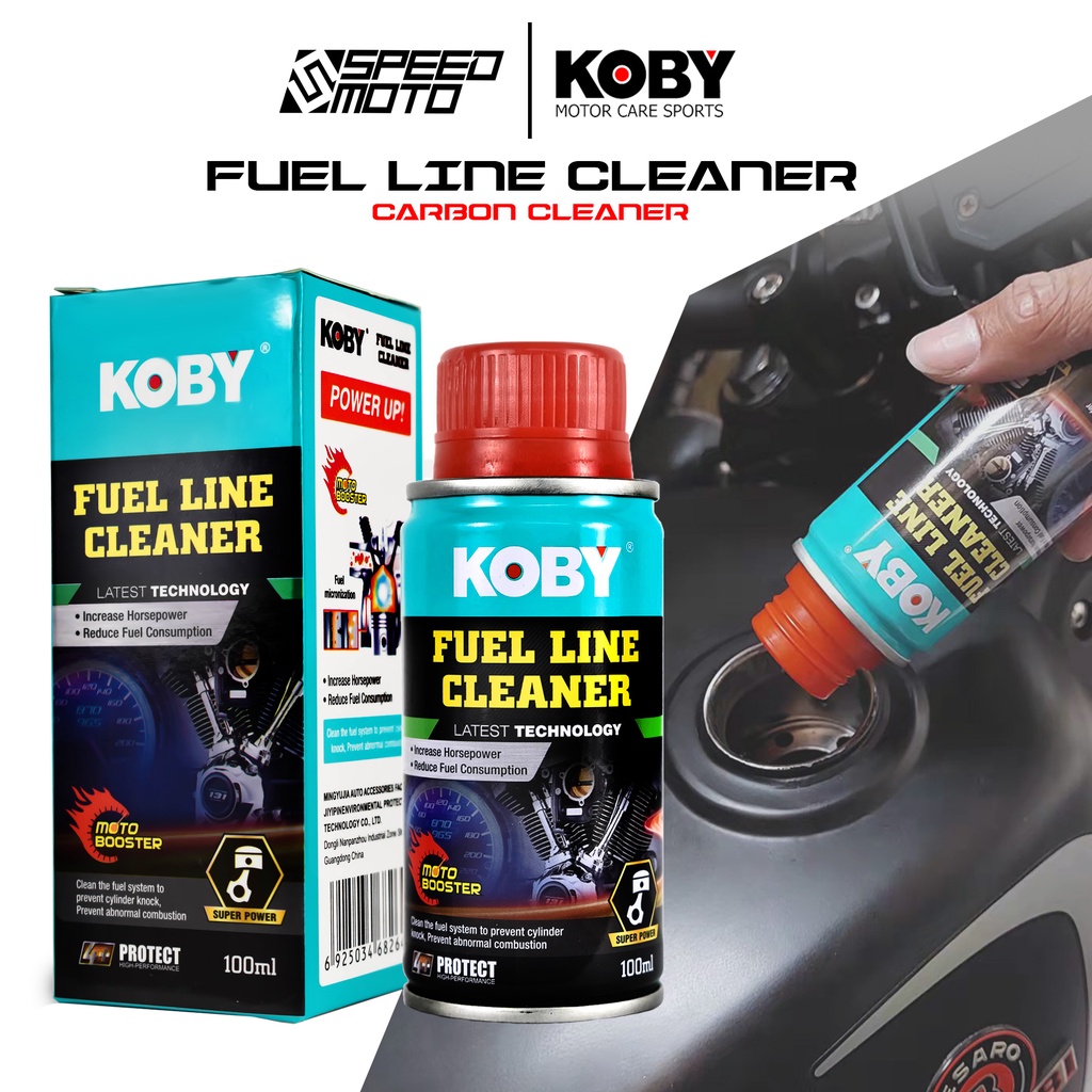 KOBY FUEL LINE CLEANER 100ML M337 MOTO BOOSTER FUEL SYSTEM CLEANER ...