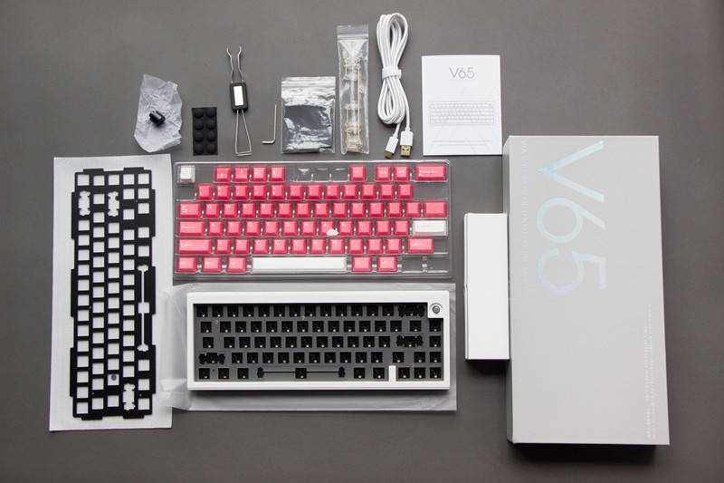 【In Stock】Finalkey V65 R2 Aluminum Keyboard Kit Supports VIA Dual-mode ...