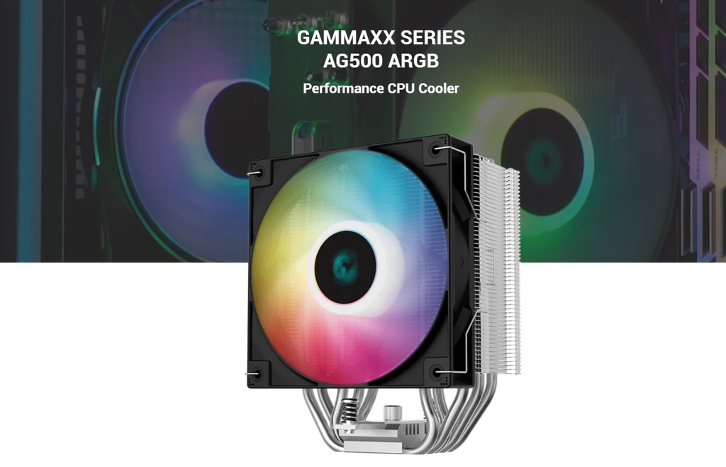 ITW | DeepCool Gammaxx AG500 ARGB 120mm Compact Single Tower CPU Cooler ...