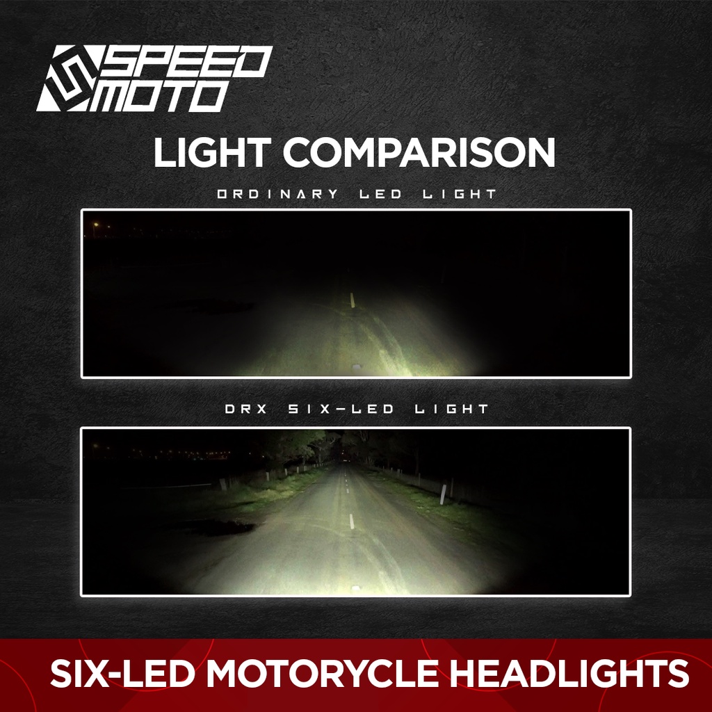 MOKOTO Headlight 6LED for Motorcycle MOTO-M6 | Shopee Philippines