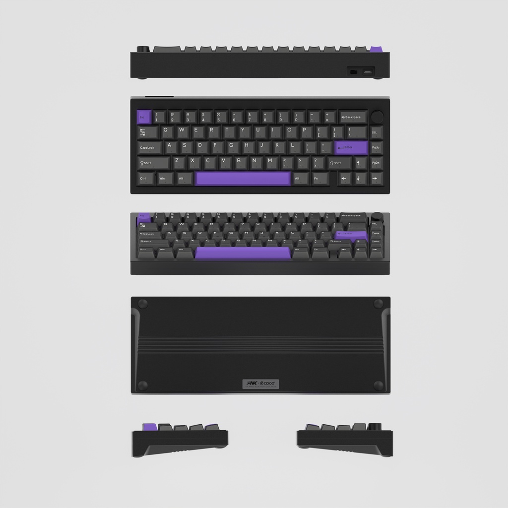 【In Stock】Finalkey V65 R2 Aluminum Keyboard Kit Supports VIA Dual-mode ...