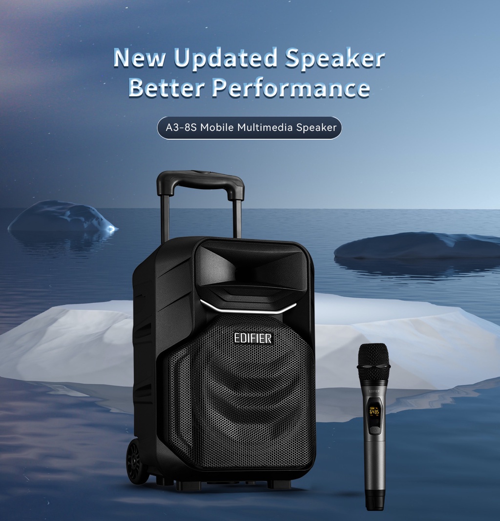 Edifier A3-8S Portable Bluetooth Trolley Speaker (A38S) | Shopee ...