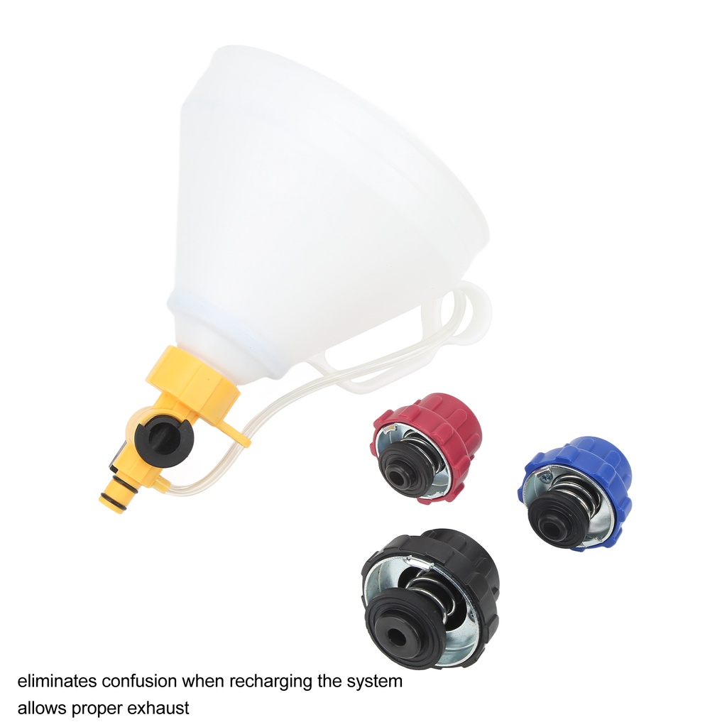 [Ready Stock] Radiator Coolant Refill Funnel Spill Proof Engine Cooling ...