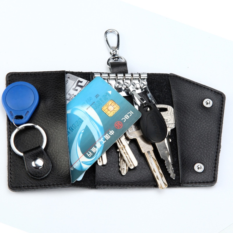 Fashion Multifunction Leather Key Zipper Case Wallet Card Key | Shopee ...