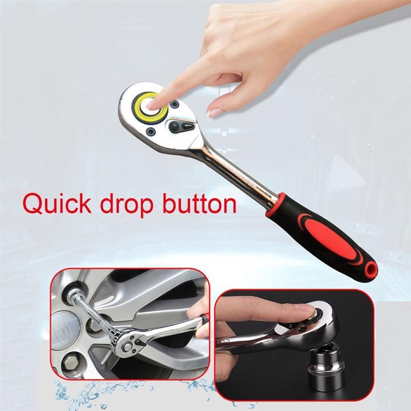 Ratchet Wrench 24 Teeth Extending Telescopic Ratchet Socket Spanner ...
