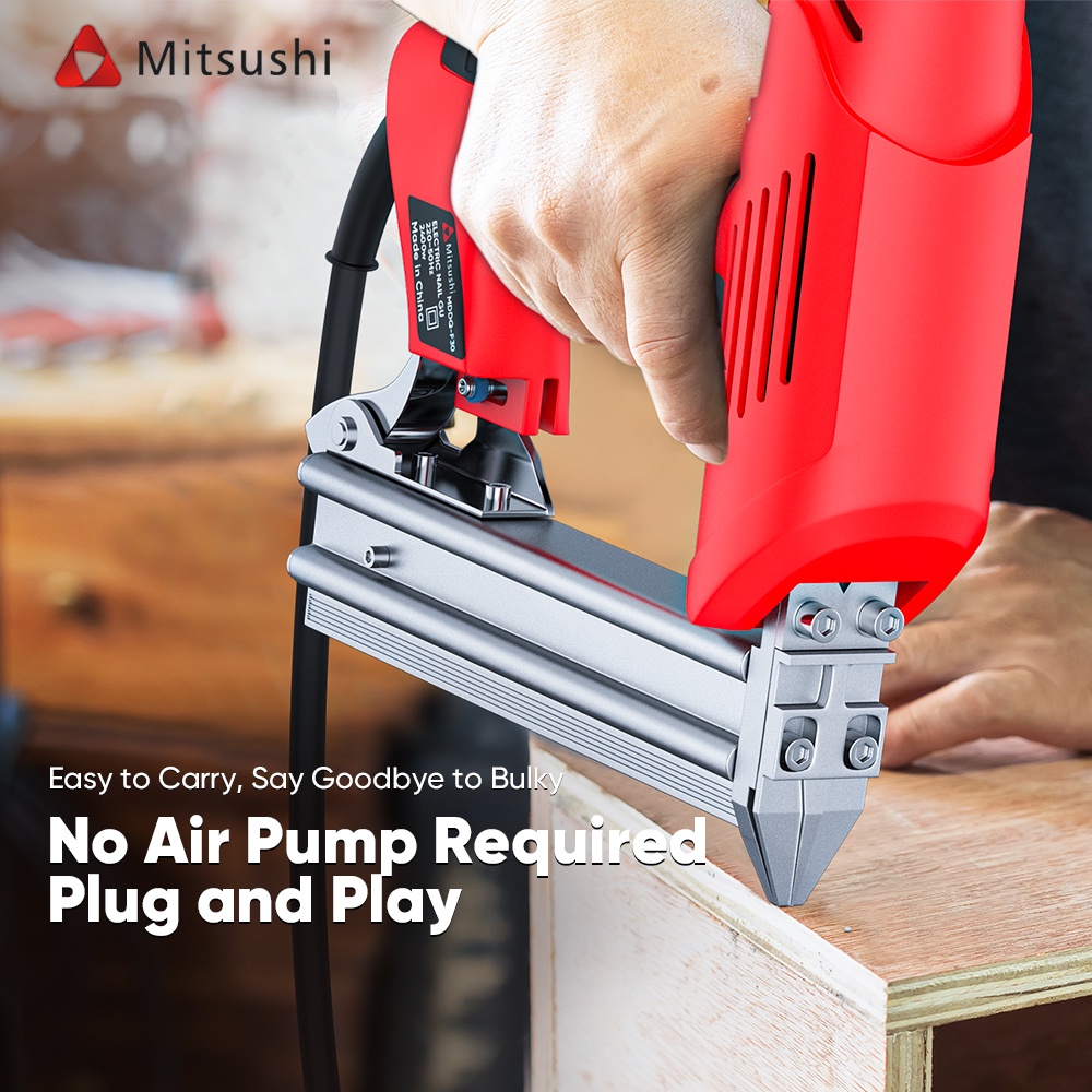 Mitsushi MDDQ-F30 2400W 220V Electric Nail Gun/Electric Tacker Stapler  /Woodworking Nail Guns