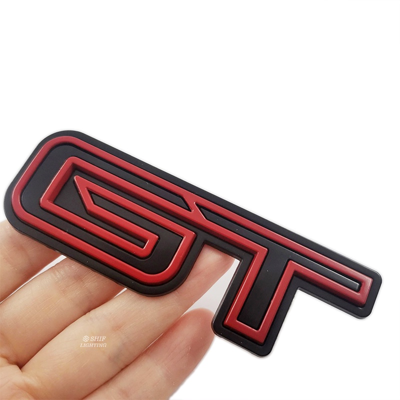 1 X New Model Metal GT Logo Car Auto Rear Trunk Decorative Emblem Badge ...