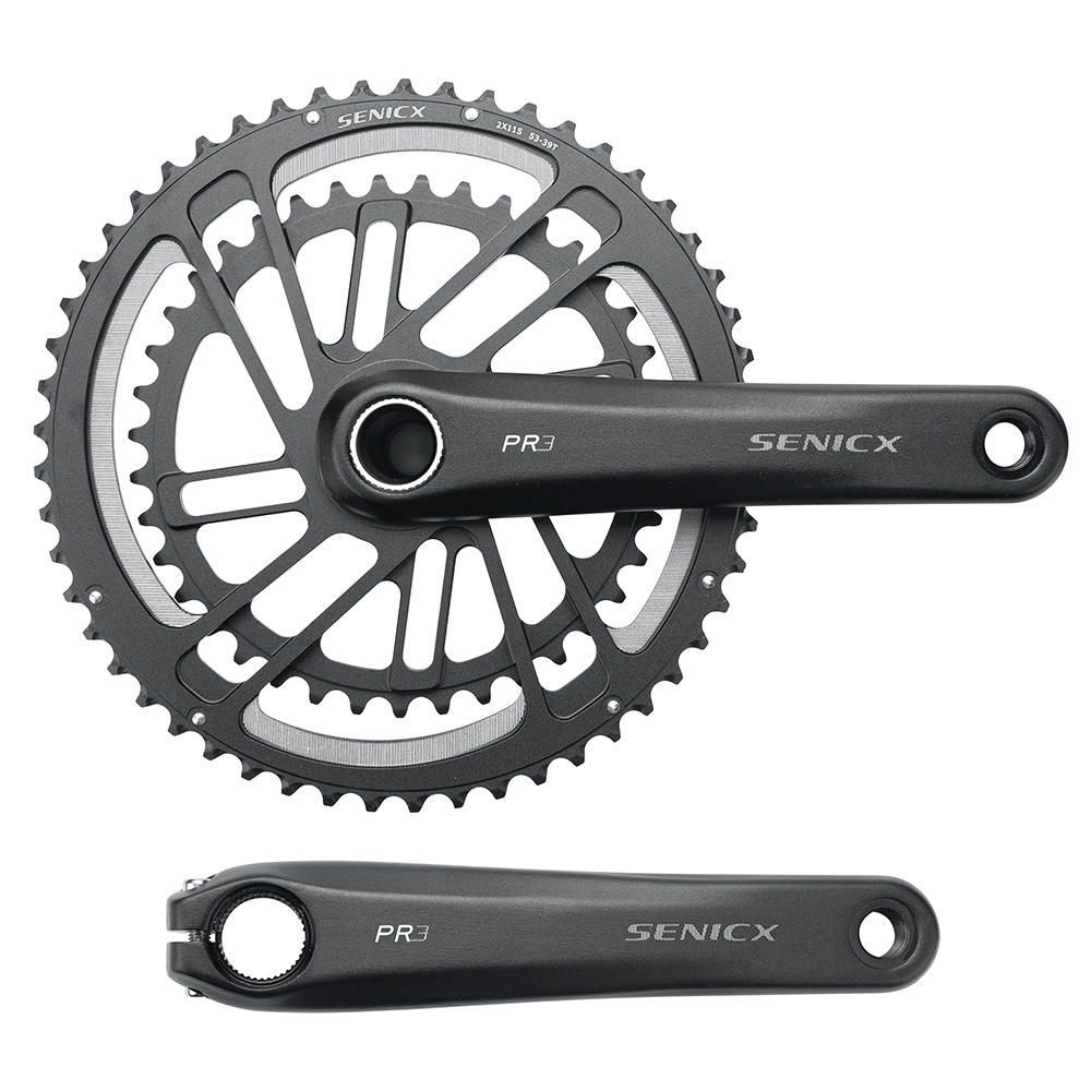 SENICX Road bike PR3 Crankset 165 170 175mm 46-30T 50-34T 52-36T