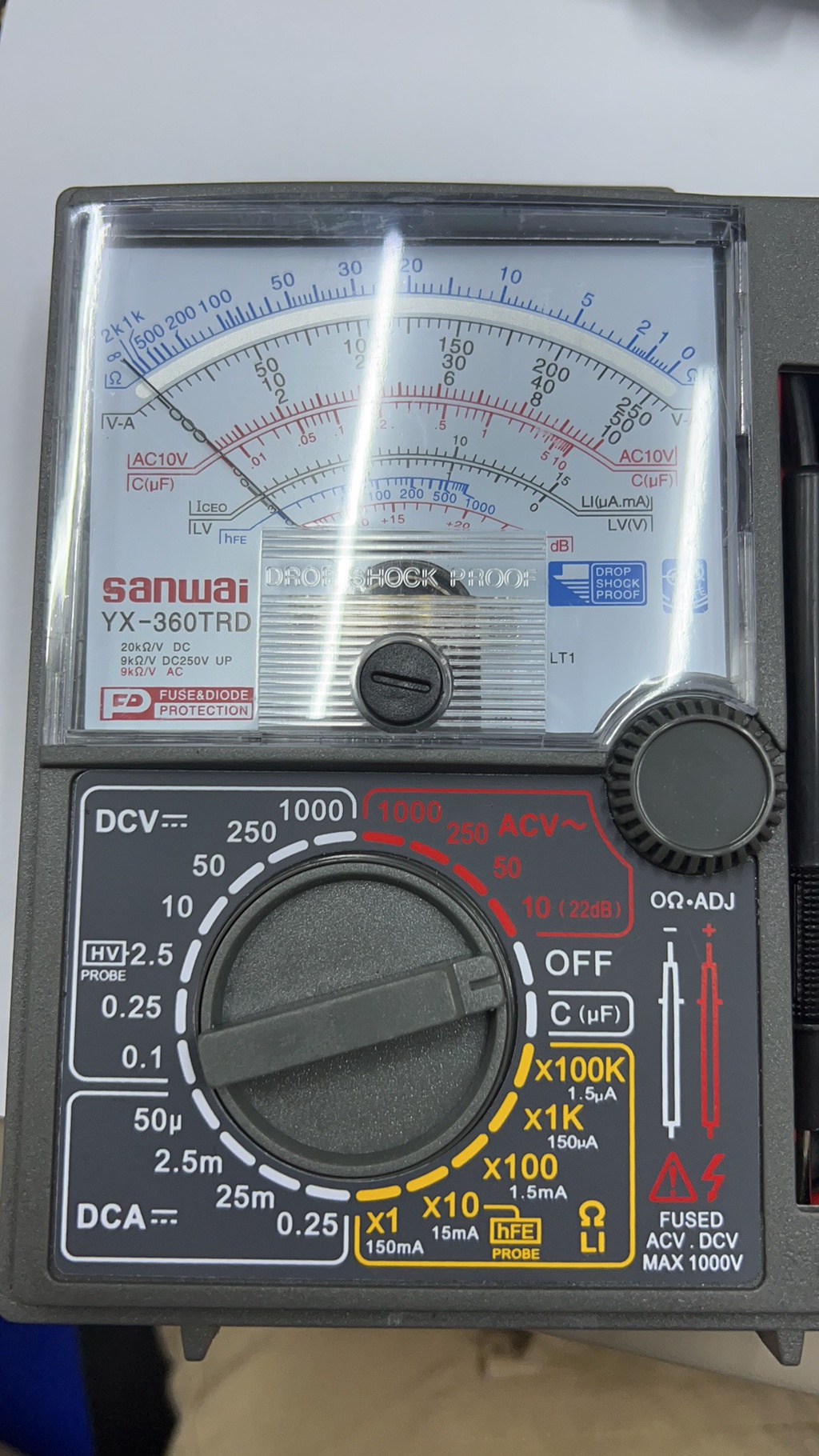 Sanwa YX360TRF Analog Multi-Tester Multi-Meter Made in JAPAN Analogue ...