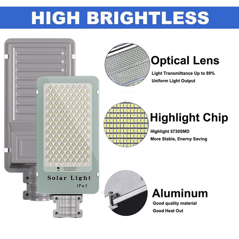 solar street light outdoor waterproof IP67 solar led lamp wall lights ...