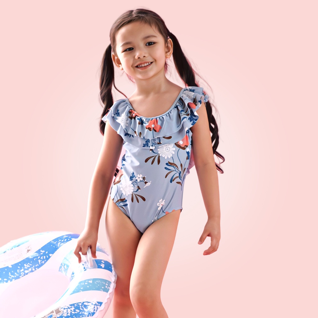 Little Paddler Swimsuit for Kids Little Samara Powder Baby Blue One