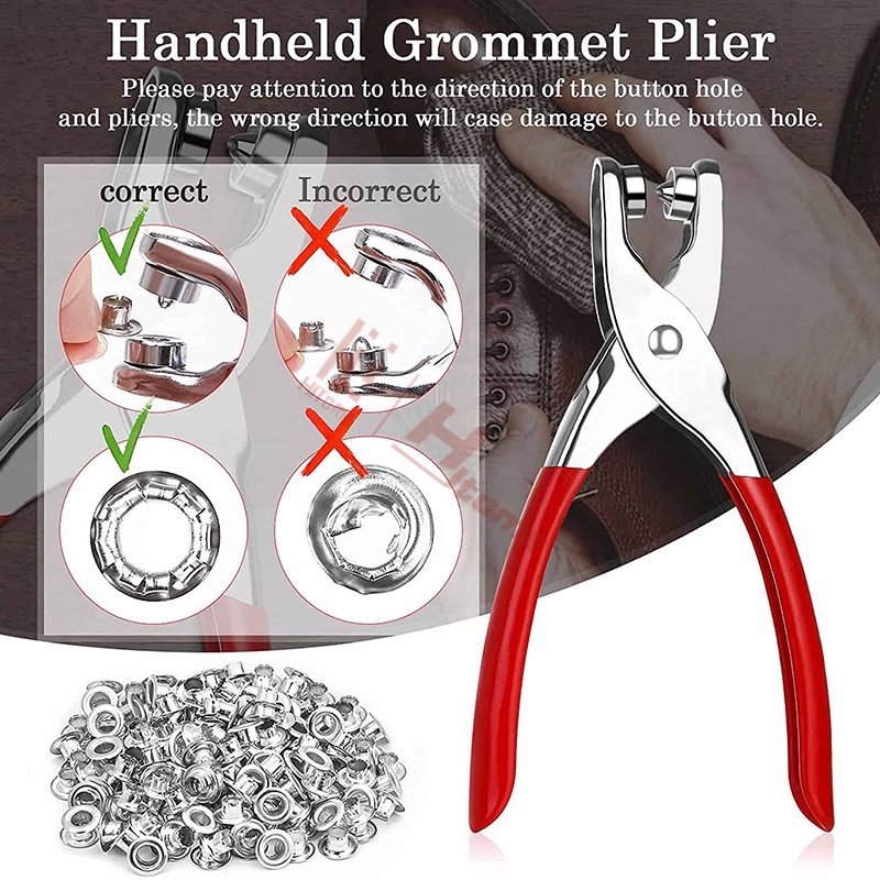 Button pliers set four-in-one snap pliers button fixing tool button ...