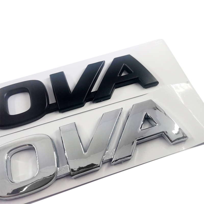 1 x ABS Chrome Black INNOVA Letter Logo Car Auto Rear Emblem Badge ...