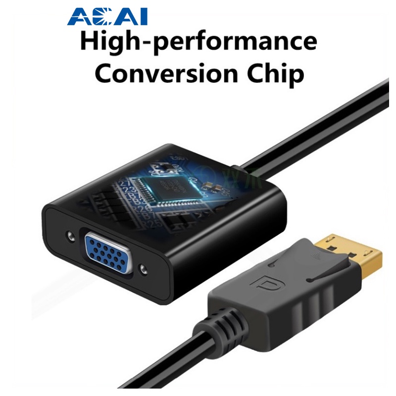 ACAI DP to VGA Converter Cable Adapter High-definition Display Port ...