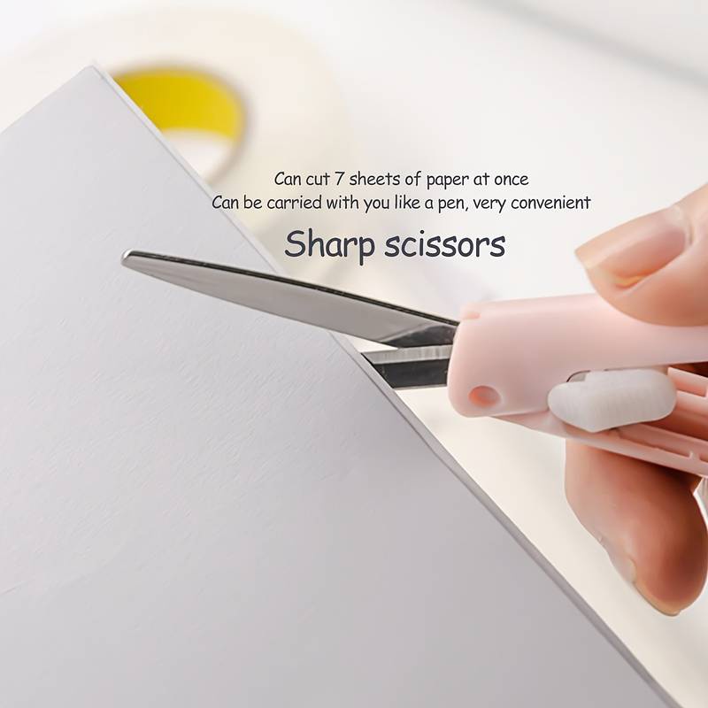 CUT200 Portable Foldable Scissors and Ceramic Cutter Set - 2-in-1 Pen ...